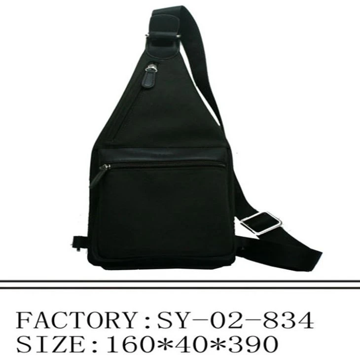 Sling Bag pre mužov Canvas Leather